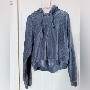 Abercrombie & Fitch Gray Corduroy Pullover